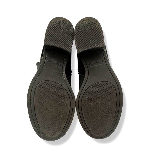 Sperry Top‎ Sider Ambrose Black Leather Suede Ankle Boots Booties Size 8 Shoes - Picture 5 of 9